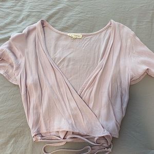 Never worn wrap top